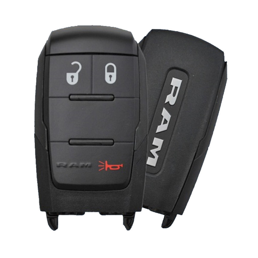 19-24 RAM - SMART KEY - GQ4-76T 2+1  PN: 68375455AB/AC/AA, 68475386AA, 68538047AB  BLACK