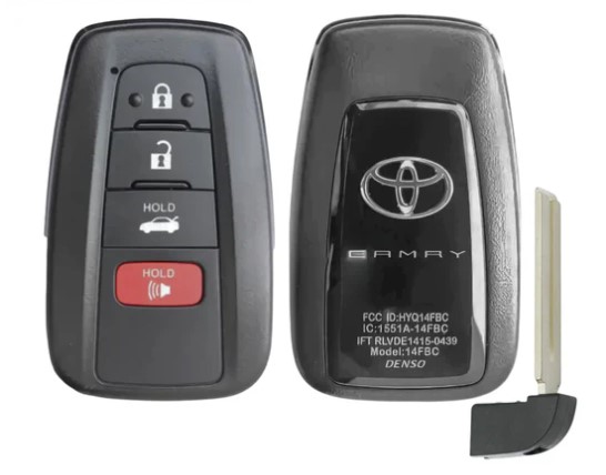 18-23 TOYOTA CAMRY -SMART KEY - HYQ14FLA, HYQ14FBC  (351) - PN: 89904-06220, 04002-9930  3+1 TRUNK