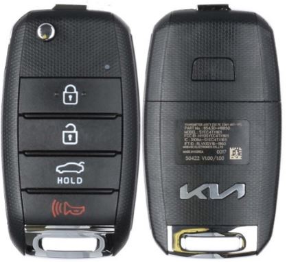 2020-2023 KIA RIO - FLIP KEY - NYOSYEC4TX1611 - 3+1 Trunk - PN: 95430-H9850 - 433 MHz