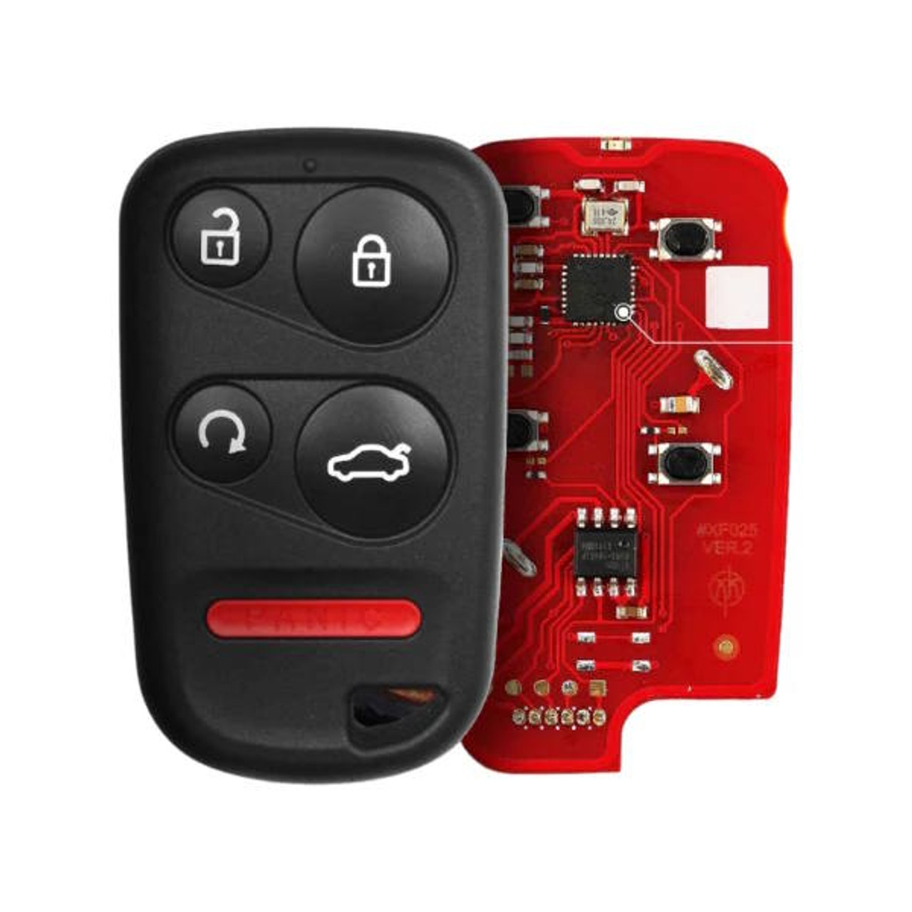 Xhorse Honda Style - XKHO23EN - 5 Button Universal Remote Key with Remote Start for VVDI Key Tool, Wired