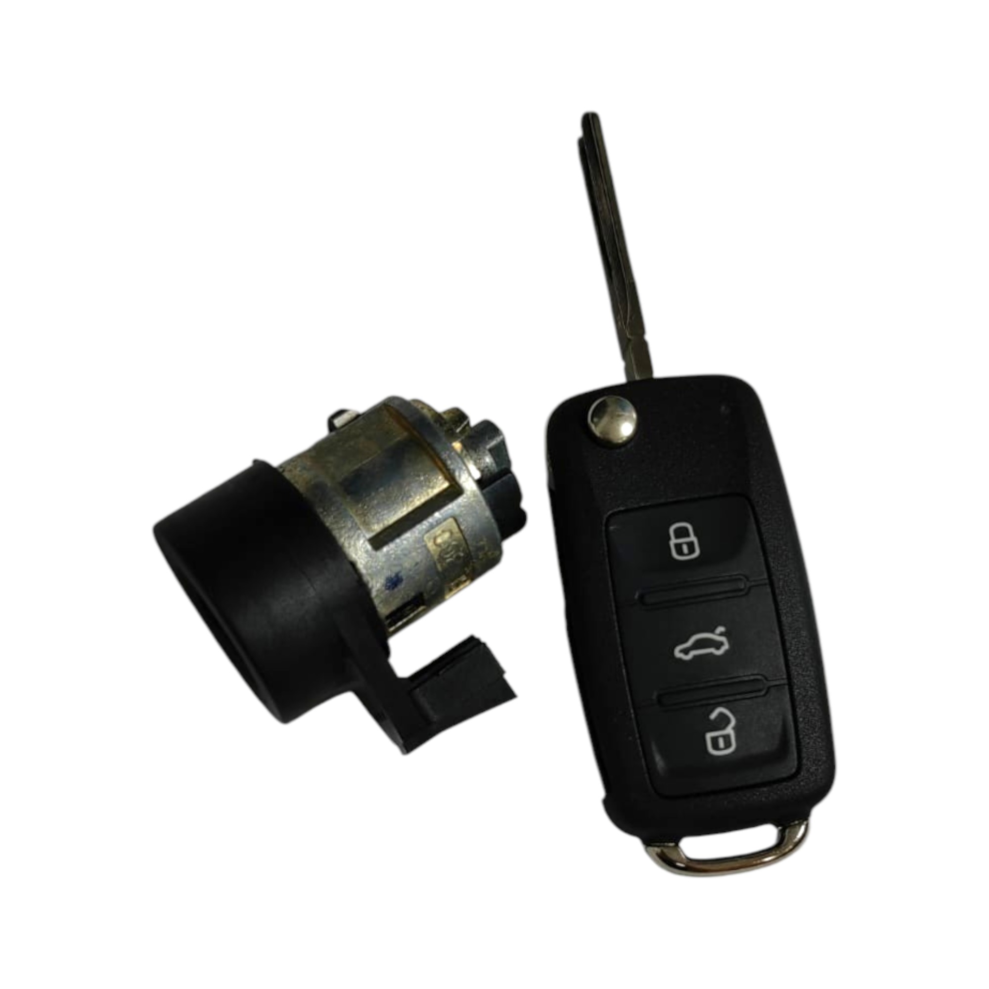 2003 - 2019 Audi VW Ignition Lock Cylinder W/ Key HU66 (Gen 3)