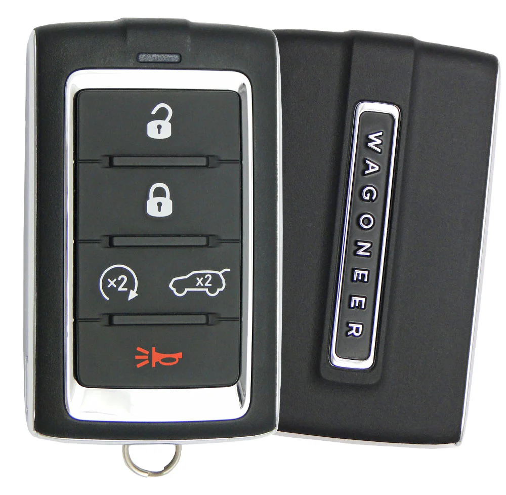 21-22 JEEP WAGONEER - SMART KEY -  M3NWXFOB1 4+1 RST, H.  PN: 68582672AA-AB, 68469565AA