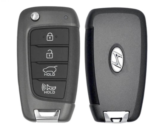 Hyundai Santa Fe - Flip Remote Key - 95430-S1000 3+1 HATCH - TQ8-RKE-4F39