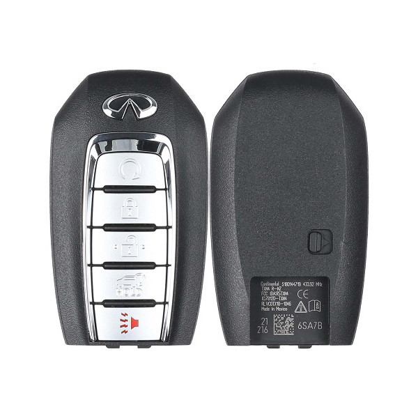 INFINITI - SMART KEY - KR5TXN4  4+1 REMOTE START & HATCH -  285E3-6SA7B