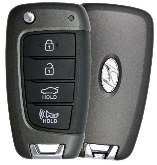 HYUNDAI ELANTRA - FLIP KEY - NYOMBEC4TX2004 3+1 TRUNK - 95430-AA100