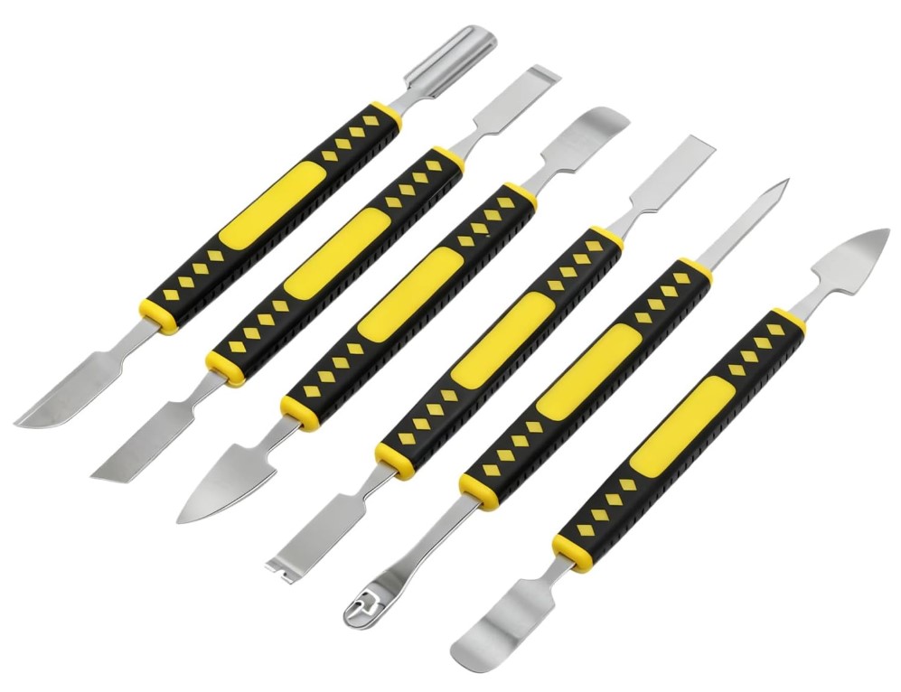 6pcs Electronic Repair Tool Kit | Metal Dual-Heandle
