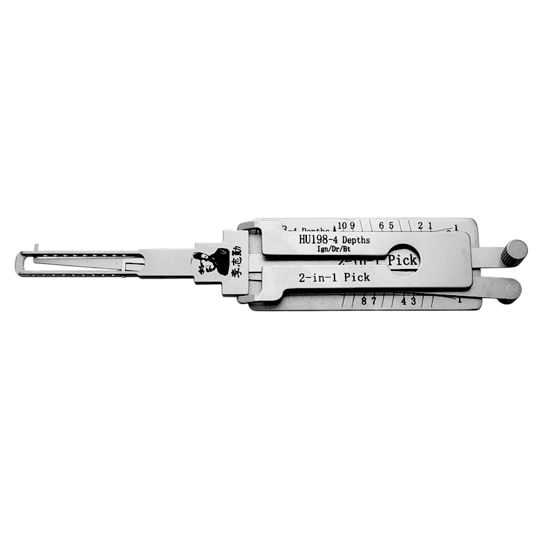 ORIGINAL LISHI - Lishi 2-in-1 Pick/Decoder  - Ford F-150 HU198 4-Depth 