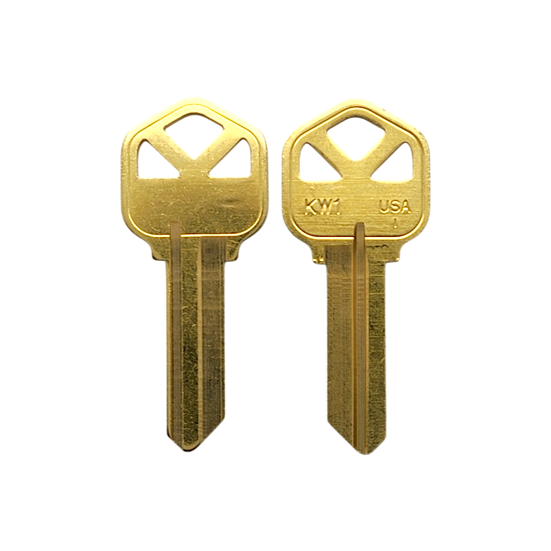 KEY BLANK  - KW1 BRASS - PACK OF 10