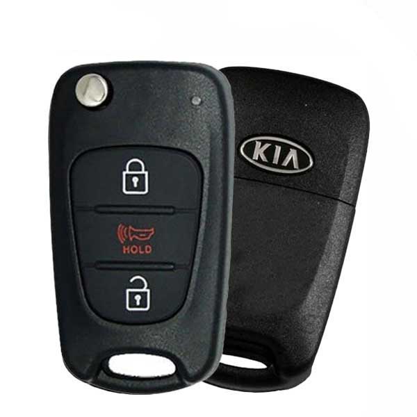 2010-2012 Kia Soul / 3-Button Flip Key / PN: 95430-2K250 / NYOSEKSAM11ATX