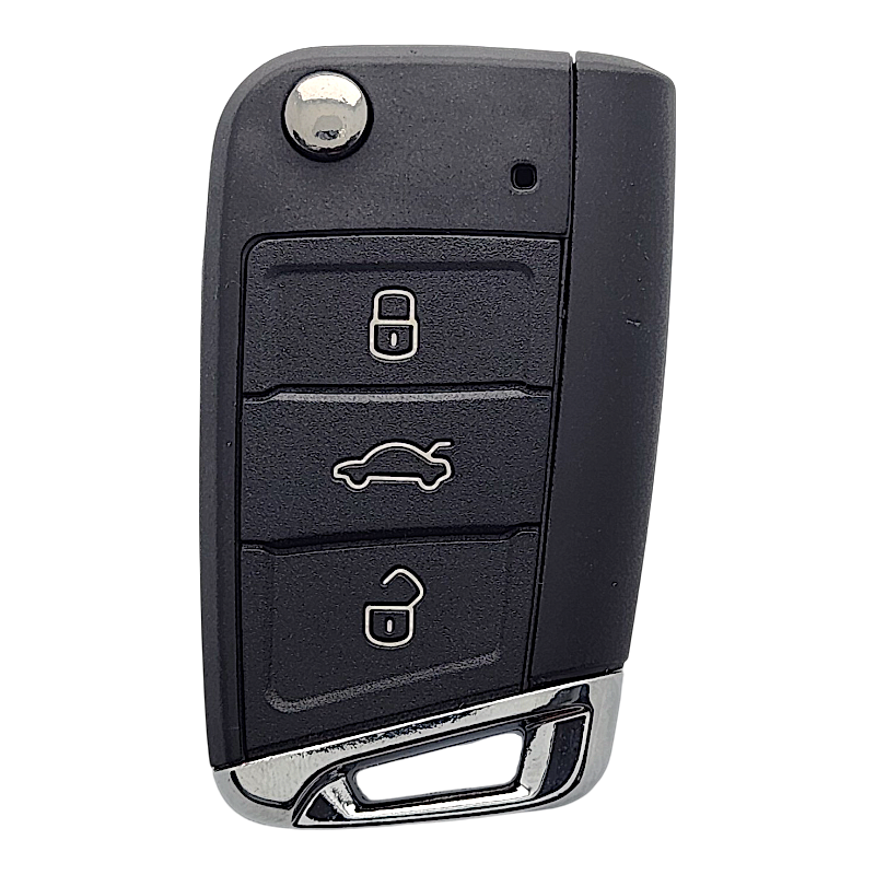 VOLKSWAGEN SHELL - FLIP KEY - 3 BUTTONS