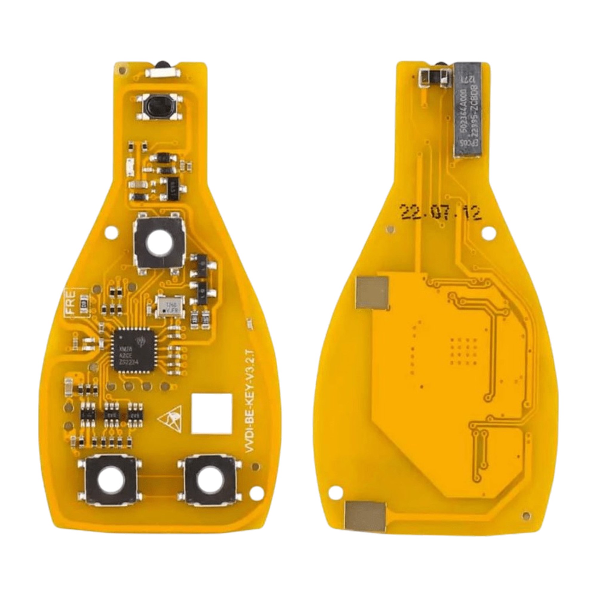 Xhorse XNBZT1GL VVDI Mercedes Benz BE Key Pro Board (Yellow PCB, Unlocked)