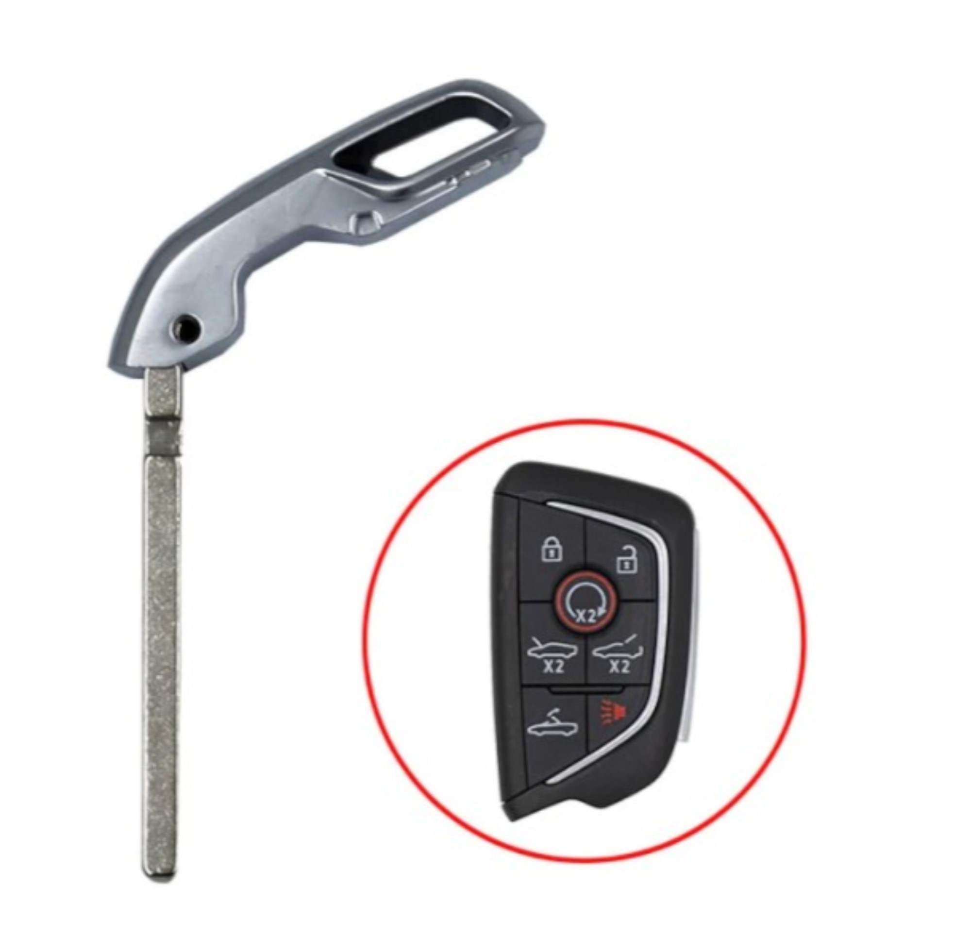 Insert Blade  Cadillac CORVETTE -  Proximity Key - YG0G20TB1 - PN: 13536119