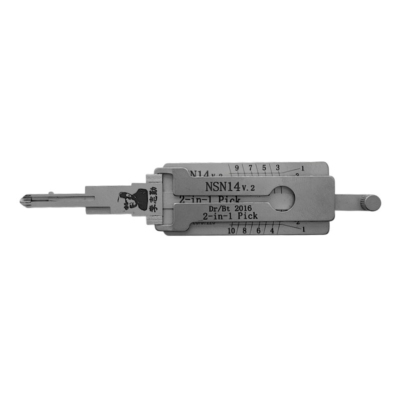 NSN14 Nissan Infiniti / 10-Cut / 2-In-1 Pick & Decoder / DOOR