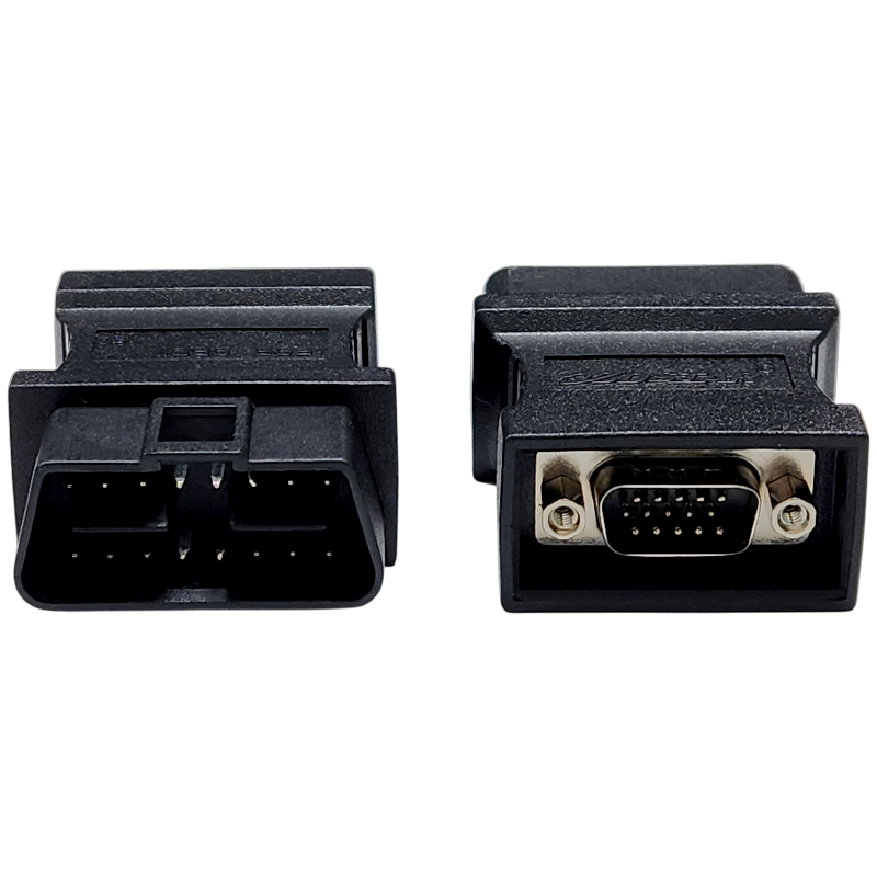 OBDStar OBDII 16 Pin Adapter Connector Black Color Works For All Device Except X100 Pro