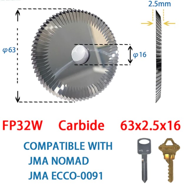 P-1497 RAISE ANGLE CUTTER 63X2.5X16X45DEG ECCO-0091 NOMAD
