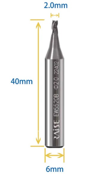 RAISE KEY CUTTER 2.0XD6X40X3F