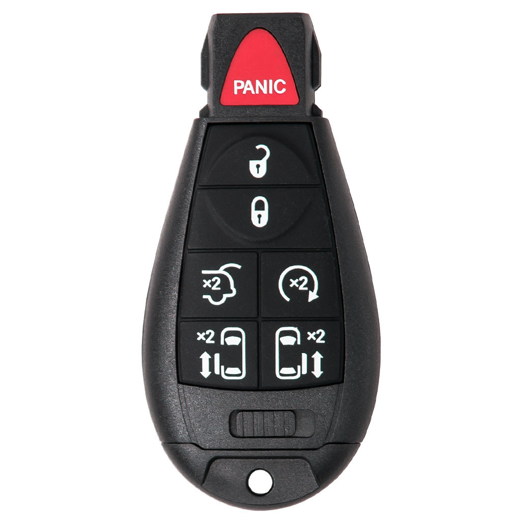 2008-2019 CHRYSLER DODGE JEEP VW - SHELL - FOBIK - IYZ-C01C 6+1 REMOTE START. HATCH & SIDE DOOR