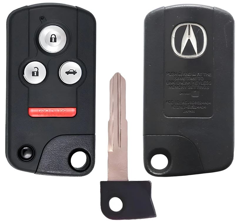 2005-2012 ACURA RL - SMART KEY - ACJ8D8E24A04 3+1 T.  PN: 72147-SJA-A01, 72147-SJA-A11