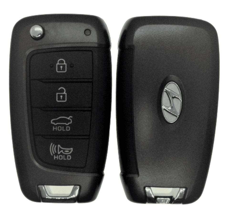 2018-2022 HYUNDAI ACCENT - FLIP KEY - NYOSYEC4TX1707 - 3+1 TRUNK - PN: 95430-J0700