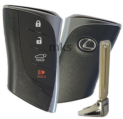 10/2020-24 LEXUS - SMART KEY - HYQ14FBZ 3+1 H. PN: 8990H-76590 / 76591 / 76610 (LOGO BLACK)