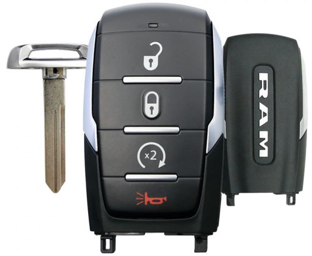 2019-2024 DODGE RAM - SMART KEY - OHT-4882056 3+1  RST. PN:  68584153AA, 68291689AE/AB/AC/AD, 684429