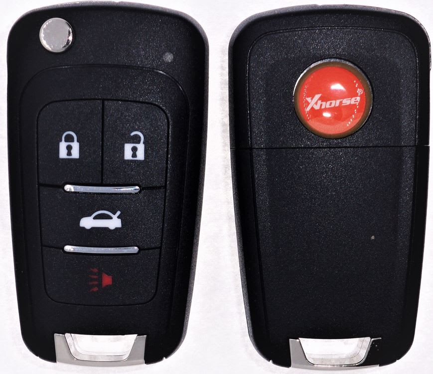 XKBU01EN GM FLIP KEY UNIVERSAL 3+1 TRUNK  BUTTONS (WIRED)