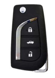 XKTO00EN WITHOUT CHIP TOYOTA STYLE 3BUTTON (WIRED)